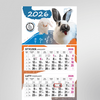 Edycja limitowana! Kalendarz trójdzielny 2026